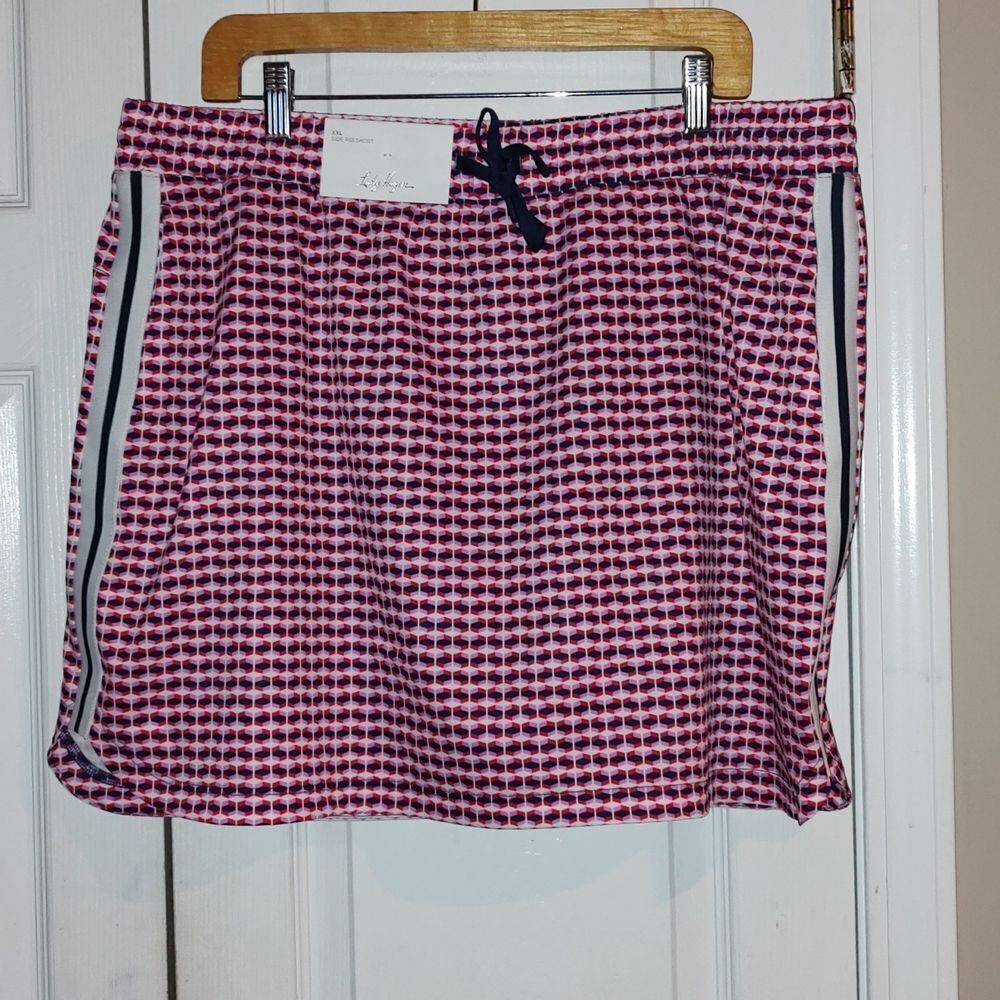 COPY - Lady Hagen Off to the Races 16" Side Rib  Golf Skort Sz XXL NWT